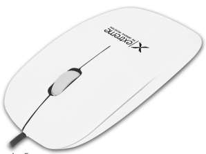 XM111W Extreme vezetékes egér. 3D optikai USB C Lacerta fehér