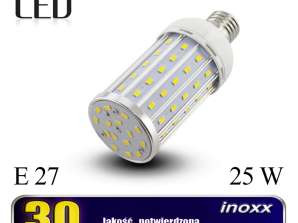 E27 led ampoule de maïs 25w métal 3000k chaud