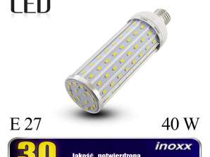 Ampoule LED E27 Corn 40W métal 6000K froide