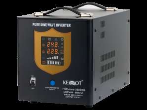 KEMOT PROsinus 3500/48 uninterruptible power supply pure sine wave inverter with charging function 48V 230V 3500VA/2400W