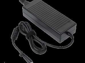 Quer voedingsadapter met stroomkabel voor HP Compaq laptop 120 W / 18.5 V / 6.5 A / 7.4x5 mm