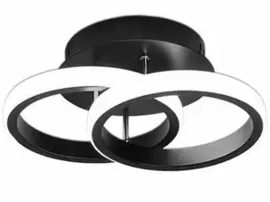 ZD110 Juoda LED Lubų Lempa