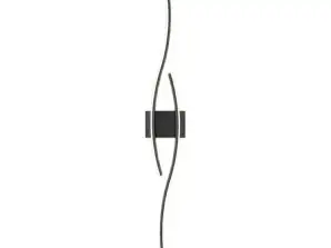 ZD149B Seinävalaisin seinävalaisin musta 60cm lämmin valkoinen
