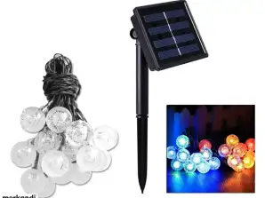ZD69E Сонячна гірлянда. садова 20led rgb