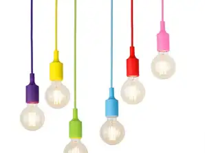 ZD74L Plafonnier 6 Bras Arc-en-ciel