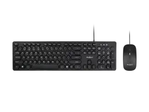 LEC KOM1027 Rebel WDS200 bedrade toetsenbord- en muisset