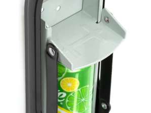Trituradora colgante para latas y botellas.