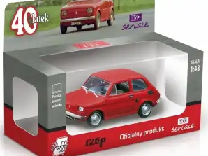 Kjøretøy prl fiat 126p førti år gammel