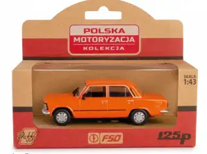 Kjøretøy prl fiat 125p oransje