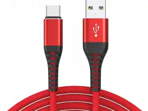 ПОДСИЛЕН TYPE-C БЪРЗО ЗАРЕЖДАНЕ 3.0 КАБЕЛ ЗА БЪРЗО ЗАРЕЖДАНЕ USB-A - USB-C 2m