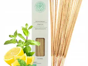 SCENTED INCENSE STICKS FOR CONCENTRATION 25 pcs NATURAL PAR INCENSE
