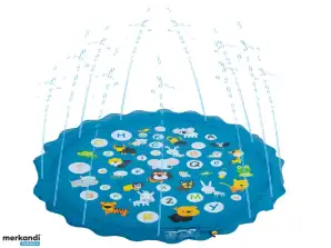 Wassermatte, Sprinkler, Springbrunnen, Wasservorhang, Duschwanne, 170 cm