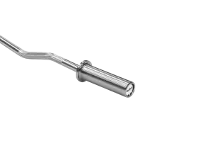Olympic curl bar 50 mm med lagre Olympic curl bar med kulelager 120 cm 9 kg REBEL ACTIVE