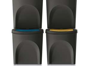 CEN 80962 Keden SORTI BOX poubelle noir recyclé