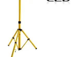Draagbare led schijnwerper 100w x2 telescopisch statief 160cm
