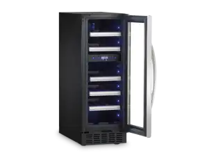 Dometic S17G Compressor Wine Fridge with Two Zones, Freestanding or Built-in, 17 Bottles