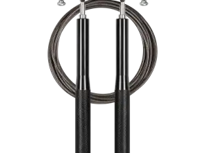 Aluminum Boxing Skipping Rope with Metal Bearing 300cm Adjustable REBEL ACTIVE