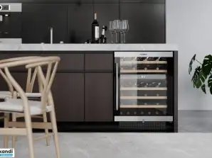 Dometic C46B Compressor wine fridge with two zones, freestanding or built-in, for 46 bottles