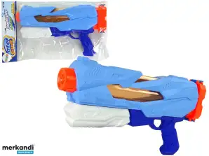 Große Wasserpistole 800ml Blau