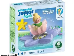 Junior & Disney figurine set: Tinker bell and magic swimming flower