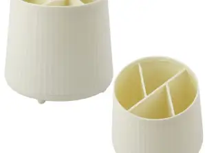 Kosmetiikan toimistotarvikkeiden järjestäjä 5 lokeroa beige