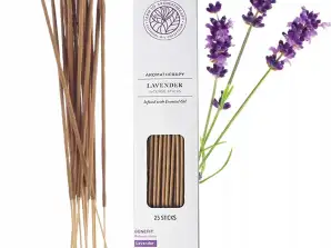 BÂTONNETS D’ENCENS ENCENS PARFUMÉ À LA LAVANDE 25 PCS BÂTONNETS D’ENCENS NATURELS