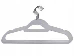 5 x CLOTHES HANGERS CLOTHES HANGERS FOR VELOUR CLOTHES WARDROBE SET