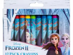 CRAYONS DE CIRE CIRE 12 COULEURS CRAYONS FROZEN POUR ENFANTS