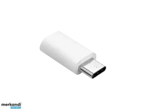 Адаптер Micro USB USB Type-C адаптер Сребрист