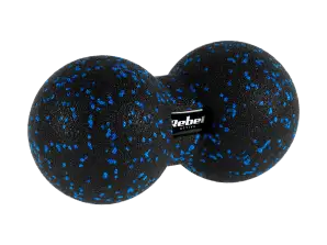 Duoball Doppelmassageball 12cm Farbe schwarz und blau Material EPP REBEL ACTIVE