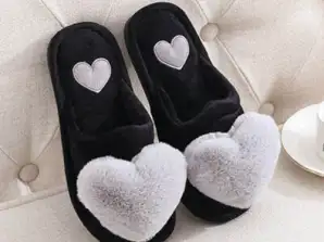 Women's slippers Nancy (gray) ~ homco | Comfortable House Slippers | Non-Slip Slippers