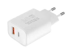 Verkkosovitin Kruger&Matz GaN dual USB Power Delivery- ja Quick Charge -toiminnolla