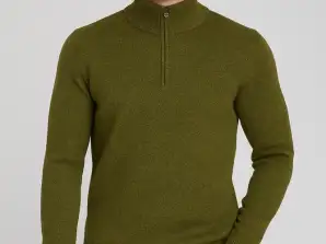 Mix van verschillende kleuren gebreide truien voor heren