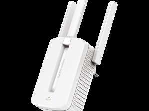 Repreater trådløs signalforsterker MW300RE V3. 300 Mbps. 802.11n/g/b. 3 antenner / MERCUSYS