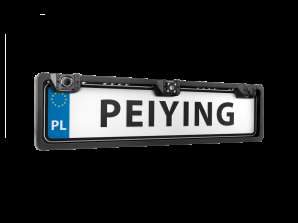 Bilkamera for rygging med parkeringssensor i registreringsskiltramme Peiying