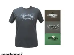 Hurley wholesale men's graphic tee's assortment 48pcs.
