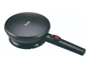 Oliver Voltz OV51323B, Handy Crepe Maker, 800W, 20 cm., spatula&egg beat &white bowl, Thermostat, Black