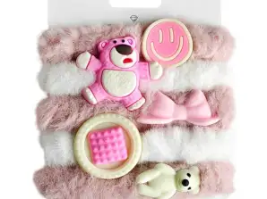 Set of 5-in-1 hair bands on a PUCHATE GUM175 tag