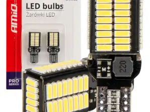LED-Leuchtmittel CANBUS Pro Series T15E W16W 54x4014 SMD Weiß 12V 24V AMIO 03724