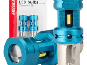 LED ampuller canbus 1156 ba15s p21w r10w r5w 4smd 1860 beyaz 12v 24v amio 04252