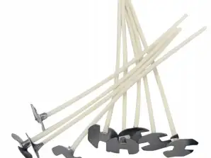 SOYA STEARINLYS VEKE MED TINN VEKER ØKO 15cm 9 stk DIY NATURLIG