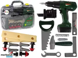 DIY κιτ σε μια βαλίτσα μπαταρία κατσαβίδι πράσινο