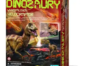 Vitenskapelig graving sett velociraptor