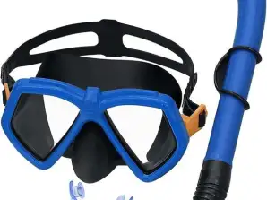 Schnorchelmaske Set Blau 24070