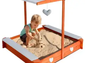 Foldable Sandbox with Roof 24215