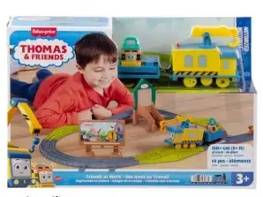 A set with a locomotive with a drive Thomas and friends friends at work