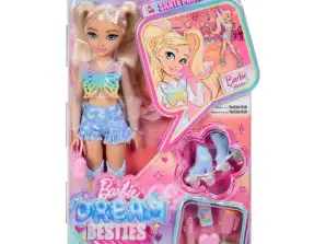 Barbie dream beasties malibu doll on roller skates