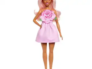 Barbie Fashionistas Puppe blond im rosa Kleid