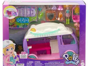 Polly Pocket Glamping Van Camper Puppe Figuren-Set