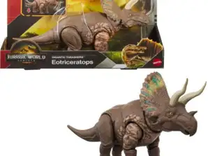 Jura verden kæmpe angreb eotriceratops figur